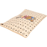 MCM Monogram Visetos Zoo Rabbit Print Zip Clutch