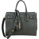 Yves Saint Laurent Grained Calfskin Small Sac de Jour Handbag