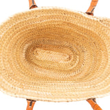 Chloé Marcie Basket Raffia Shoulder Bag