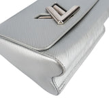 Louis Vuitton Silver Metallic Epi Leather Twist PM Crossbody Bag