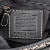 Coach Monogram Signature  Double Buckle Flap Mini Crossbody Bag