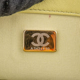Chanel Green Quilted Lambskin Mini Square Bracelet Handle Singel Flap Crossbody Bag