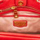 Miu Miu Matelassé Nappa Leather Small Top Handle Handbag