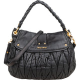 Miu Miu Nappa Matelassé Leather Coffer Handbag