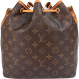 Louis Vuitton Monogram Canvas Sac Noé Petit Shoulder Bag