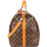 Louis Vuitton Monogram Canvas Keepall 60 Bandoulière Travel Bag