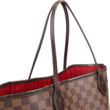Louis Vuitton Monogram Damier Ebene Canvas Neverfull MM Shoulder Bag