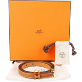 Hermès Brown Leather Pop H 15 Belt (80)