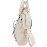 Balenciaga White Leather Small City Handbag