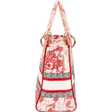 Christian Dior Embroidered Canvas D-Lite D-Royaume d`Amour Handbag