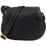 Chloé Grained Calfskin Marcie Mini Saddle Crossbody Bag