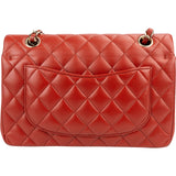 Chanel Quilted Lambskin Small Double Flap Shoulder Bag