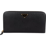 Prada Vitello Move Zip Around Wallet