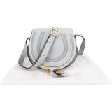 Chloé Grained Calfskin Marcie Small Saddle Crossbody Bag