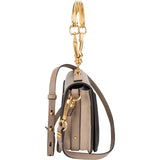 Chloé Grained Calfskin Suede Nile Small Crossbody Handbag