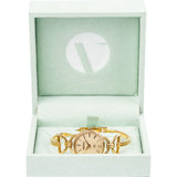 Gucci Gold Tone Horsebit 6000L Bangle Woman Watch