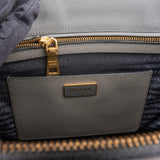 Prada Bicolor Saffiano Leather Galleria Handbag