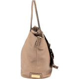Valentino Garavani Leather Rose Large Tote Shoulder Bag