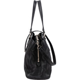 Miu Miu Grained Leather Vitello Daino Tote Shoulder Bag