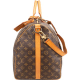 Louis Vuitton Monogram Canvas Keepall 55 Bandoulière Travel Bag