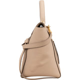 Celine Beige Grained Calfskin Belt Handbag