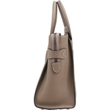 Céline Taupe Grained Calfskin Luggage Handbag