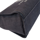 Chanel Denim Deauville Tote Shoulder Handbag