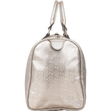 Gucci Monogram GG Silver Imprimé Boston Handbag