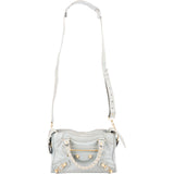 Balenciaga Blue Leather Mini City Handbag