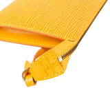 Louis Vuitton Yellow Epi Leather Pochette Accessoires Handbag