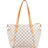 Louis Vuitton Monogram Damier Azur Canvas Totally MM Shoulder Bag