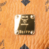 MCM Monogram Visetos Canvas Drawstring Clip Large Travel Backpack