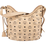 MCM Monogram Visetos Hobo Shoulder Crossbody Bag