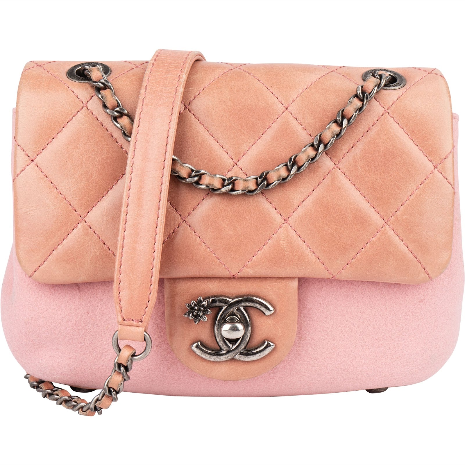 Chanel Quilted Lambskin Edelweiß Salzburg Single Flap Crossbody Bag - vintageandkickz