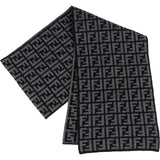 Fendi Wool Monogram FF Logo Schal Scarf
