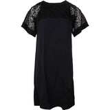 Louis Vuitton Black Lace Monogram T-Shirt Dress (FR40 / DE38)