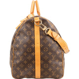 Louis Vuitton Monogram Canvas Keepall 60 Bandoulière Travel Bag