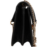 Gucci Grained Leather Interlocking GG Small Shoulder Crossbody Bag