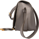 Chloé Grained Calfskin Mini Marcie Saddle Crossbody Bag