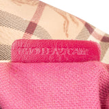 Burberry Haymarket Check Hobo Shoulder Bag