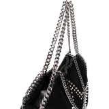 Stella McCartney Studded Star Shaggy Falabella Fold Over Tote Crossbody Bag
