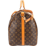 Louis Vuitton Monogram Canvas Keepall 60 Bandoulière Travel Bag