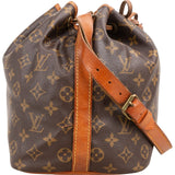 Louis Vuitton Monogram Canvas Sac Noé Petit Shoulder Bag
