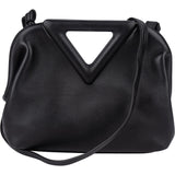 Bottega Veneta Leather Small The Point Handbag - vintageandkickz