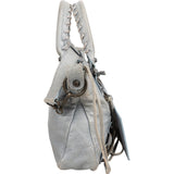 Balenciaga Grey Leather Classic City Handbag