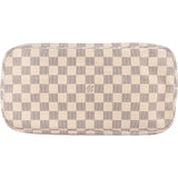 Louis Vuitton Monogram Damier Azur Neverfull MM Shoulder Bag