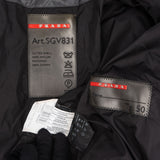 Prada Grey Nylon Active Sport Italy Puffer Jacket (M)