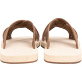 Gucci Multicolor Haselnut Crossed GG Rubber Slide Sandals (44)