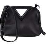 Bottega Veneta Leather Small The Point Handbag - vintageandkickz