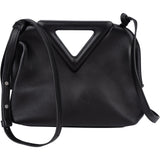 Bottega Veneta Leather Small The Point Handbag - vintageandkickz